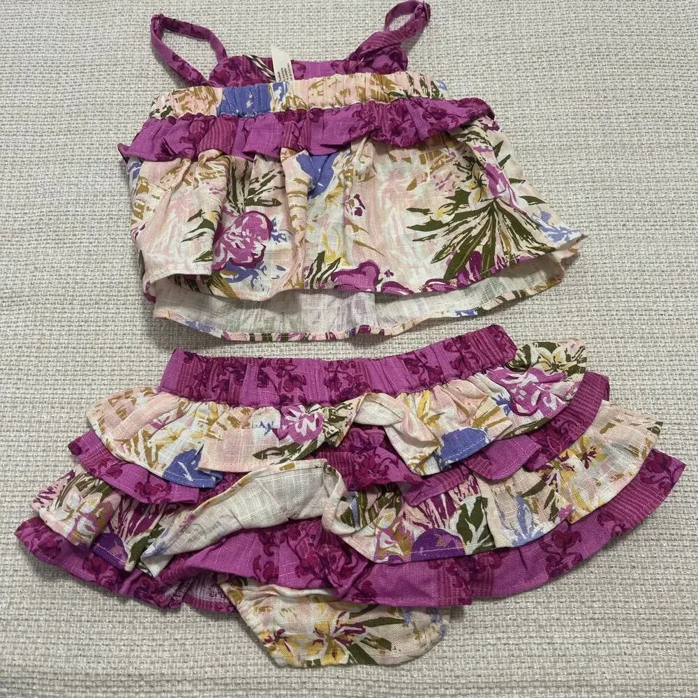 Matilda Jane Floral‎ 2 Piece Set Outfit NWT 6-12 Months